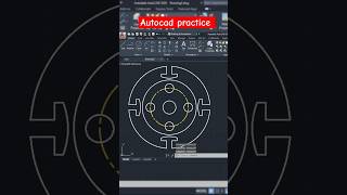 Autocad practice drawing  autocad mechanical drawing  CAD By Ankit  autocad [upl. by Aizti773]