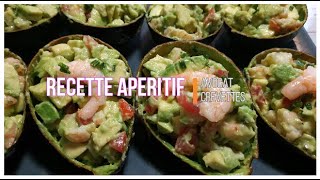 Apéritif RAPIDE  Recette salade dAVOCAT🥑 et CREVETTES 🍤 [upl. by Nitsrek]