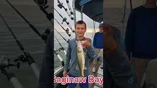 Family Fun Fishing At Saginaw Bay  Catching Walleye Together [upl. by Aila678]