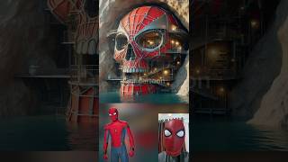 superheroes but skull house 😱🔥Marvel amp DCAll Characters marvel avengersshortsrobot [upl. by Anivlem]