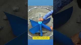 Hydroelectric Power with Unique Turbine construction minicontruction [upl. by Lebama]