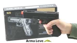 Apresentamos a Pistola Airsoft Cyma 030 Glock 18C  Ventureshop [upl. by Steffane]