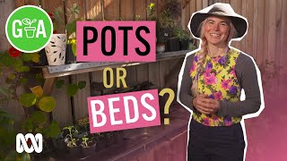 Should You Sow Seeds Into Pots or Soil  Gardening 101  Gardening Australia [upl. by Aikrehs4]