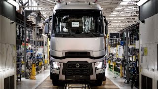 Manufacture of European trucks Renault Trucks Production Factory [upl. by Ecnerolf289]