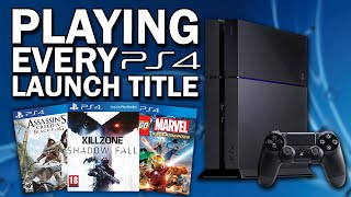 PLAYING EVERY PS4 LAUNCH GAME [upl. by Walters]