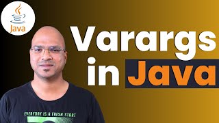 53 Java Tutorial  Varargs [upl. by Eanal857]