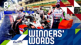 8 Hours of Bahrain 2020 Race winners press conference [upl. by Ardaid]