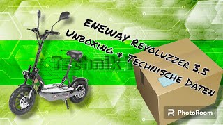 ENEWAY REVOLUZZER PRO 35 Unboxing  Aufbau amp Technische Daten  45kmh  1600W  22Ah  ERoller [upl. by Cilegna]