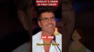 INCREDIBLE VOICESimon Amazed  NEVER MIND HER viralshorts trending america [upl. by Ahsekyt]