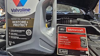 2nd Valvoline Restore and Protect 5w30 Oil Change 2015 Ford F150 50  New Experiment Also [upl. by Janot]