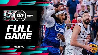 Serbia 🇷🇸 vs USA 🇺🇸  Men Final  Full Game  FIBA 3x3 World Cup 2023  3x3 Basketball [upl. by Ahsena]