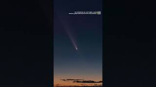 Catch a glimpse of this onceinalifetime comet before its gone  shorts comet [upl. by Eillim934]