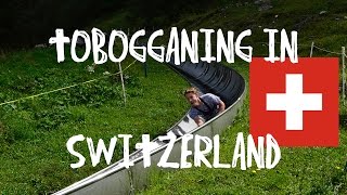 Tobogganing in Switzerland [upl. by Coltun502]