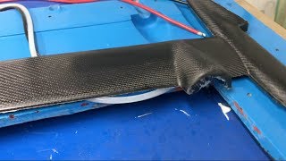 ELECTRIC HYDROFOIL FULL CARBON FIBER MASTFUSELAGE PART 2 [upl. by Laine]