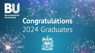 Bournemouth University Business School Graduation Ceremony 2024 5 Nov  230 PM [upl. by Assilev]