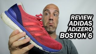 ADIDAS ADIZERO BOSTON 6  REVIEW ptbr [upl. by Arec]