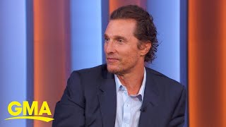 Matthew McConaughey talks Greenlights Grant Initiative [upl. by Mayap]