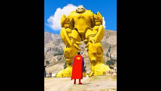 Superman Brings The GIANT DRAGON Back to Life in GTA 5 😱 shorts [upl. by Elijah170]