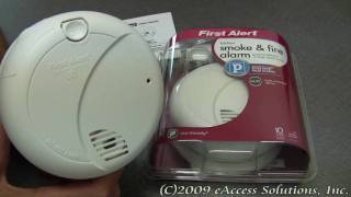 First Alert Kitchen Smoke and Fire Alarm explanation and unboxing video for SA710CN [upl. by Wendolyn]