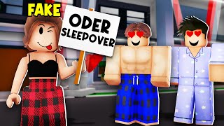 I Threw a FAKE SLEEPOVER To Catch ONLINE DATERS Brookhaven RP 🏡 [upl. by Leventhal]