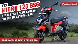 TVS Ntorq 125 BS6  Pros Cons and Should You Buy it  Kitni exciting hai TVS ki ‘sporty’ scooter [upl. by Trebo]