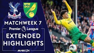 Crystal Palace v Norwich City  PREMIER LEAGUE HIGHLIGHTS  92819  NBC Sports [upl. by Goeger176]