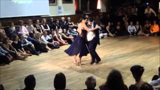 ALEJANDRA MANTINAN amp AONIKEN QUIROGA TangoMilonga  England International Tango Festival May 2015 [upl. by Kegan]