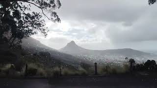 table mountain cable car signal Hilllions head Cape town 😉 [upl. by Ynots]