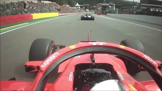 Vettel vs Hamilton  Kemmel straight battle 2017 vs 2018 [upl. by Yuzik]