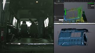 3D skener HandySCAN MAX v akci 3D skenování interiéru Ford Tranzit [upl. by Silsbye460]