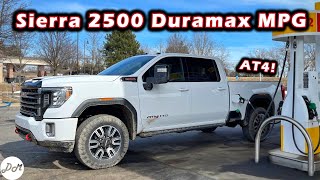 2022 GMC Sierra 2500 Duramax Diesel – MPG Test  Realworld Highway Range amp Fuel Economy [upl. by Meggs]