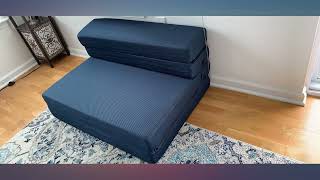 Milliard TriFold Foam Folding Mattress and Sofa Bed for Guests Twin XL review [upl. by Catharine]