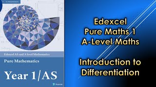 Edexcel A Level Maths Pure 1  Introduction to Differentiation [upl. by Akimert]