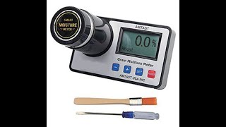 AMTAST AMT155 GM006 GRAINS MOISTURE METER [upl. by Narhem522]