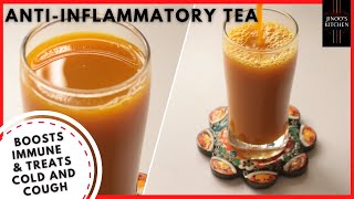 AntiInflammatory drink for weight loss  Turmeric Ginger tea for weight loss  Healthy tea recipes [upl. by Gnanmas334]