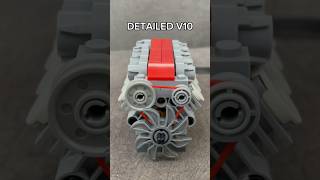 Detailed V10 LEGO Engine [upl. by Perrin]