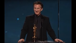 Sean Penn winning Best Actor for quotMilkquot [upl. by Eboh430]