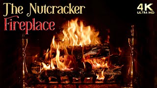 The Nutcracker Christmas Music Fireplace  Crackling Fireplace Christmas Music Ambience [upl. by Nove476]