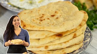 The BEST Greek Pita FlatbreadNo pocket and SO easy [upl. by Kohsa870]