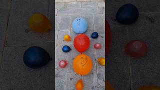 ASMR Various Water Color Balloons  3 HBD Balloons amp Mini Balloons Popping Reverse Satisfying [upl. by Camile]