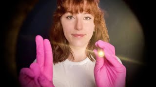 ASMR Tunnel Vision Eye Exam  peripheral light triggers [upl. by Eryt327]