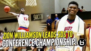 Zion Williamson Leads Spartanburg Day to SCISA Regional Championship Raw Highlights [upl. by Delsman]