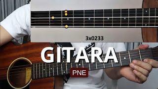 GITARA guitar tutorial Parokya ni Edgar plucking lead guitar chords [upl. by Darda]