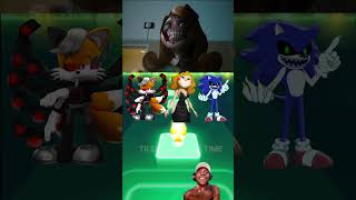 Tails Nine Supreme vs Miss Delight vs Dark Sonic x Coffin Dance Tiles Hop shorts [upl. by Orodisi748]