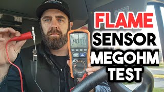 How To Troubleshoot A Flame Sensor With A Megohmmeter To Check The Ceramic Insulator [upl. by Atthia]