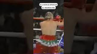 De La Hoya se aprovechó de la vejez del Maromero Páez boxing [upl. by Stefanac]