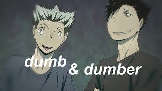 bokuto and kuroo being a chaotic duo haikyuu dub [upl. by Acilegna981]