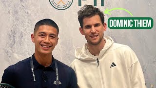 I Played TENNIS with DOMINIC THIEM at the 2024 ATP TOUR FINALS [upl. by Green]