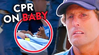 Clinically Dead  Real CPR Performed On Baby Boy [upl. by Ayifas]