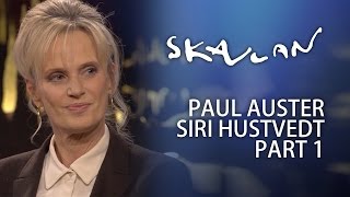 Paul Auster amp Siri Hustvedt Interview  Part 1  SVTNRKSkavlan [upl. by Hebe]